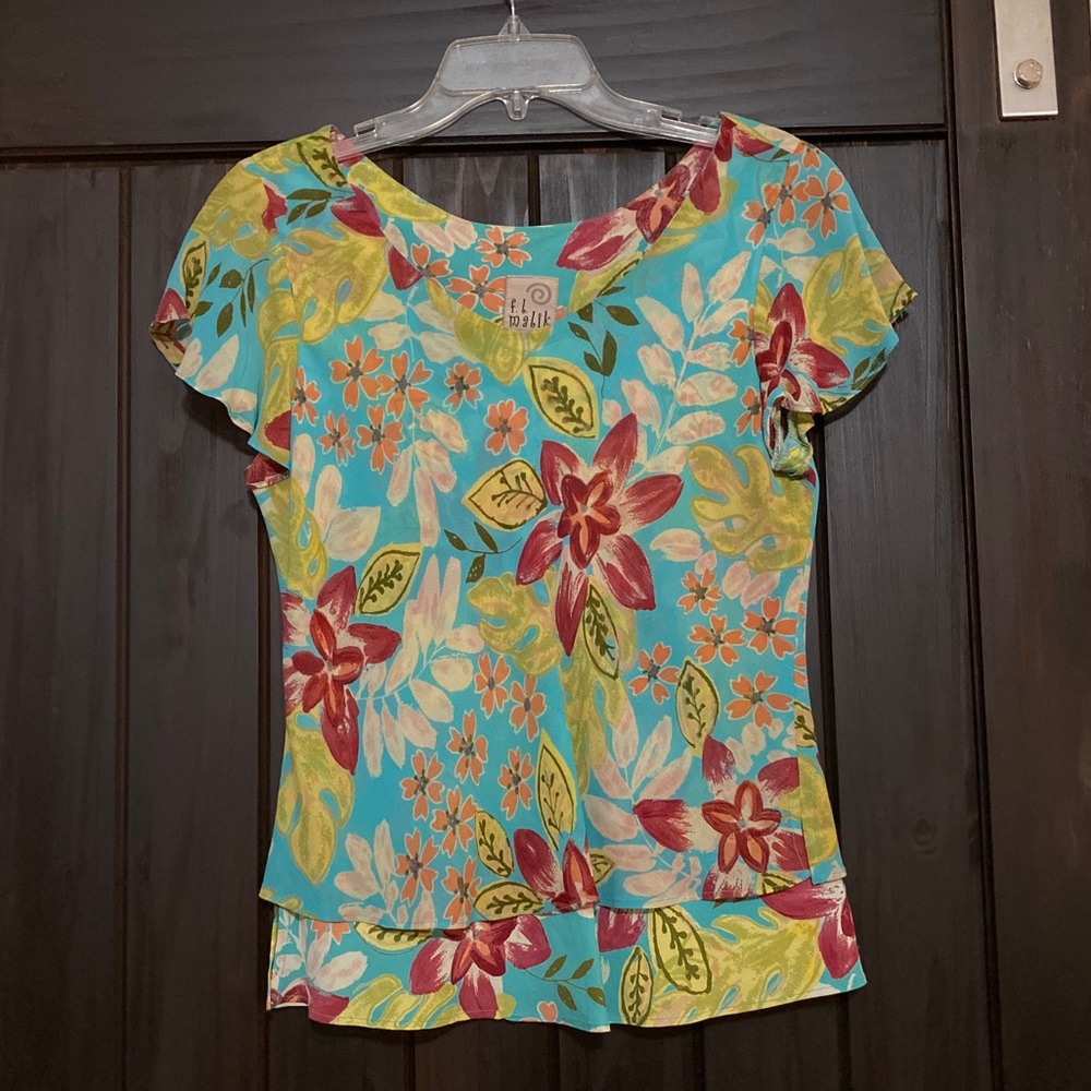 Vintage floral top